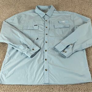 Kastking Shirt Men's XL long Sleeve Vented Extendable Collar Gorp Fishing F132